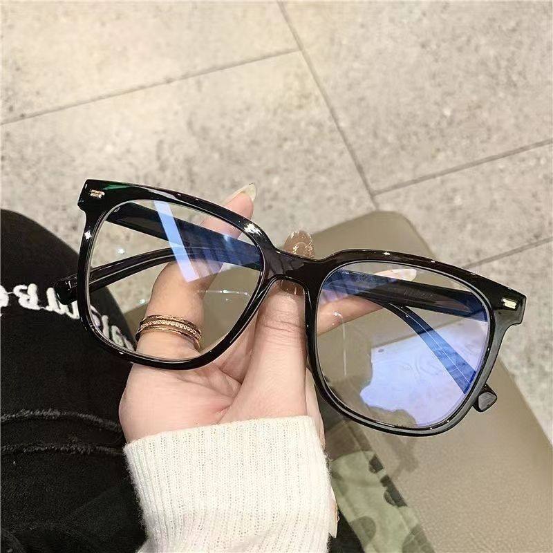 粗黑框眼镜男显脸小大框素颜平光镜框可配近视防蓝光眼睛女潮,ZIPPO/瑞士军刀/眼镜,定制成品光学镜,淘宝优惠券,粉丝福利购,淘宝优惠卷