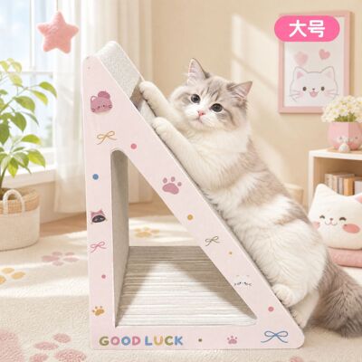 白牛卡猫抓板猫抓柱耐磨耐抓不掉屑立式多功能猫抓板趣味逗猫猫玩