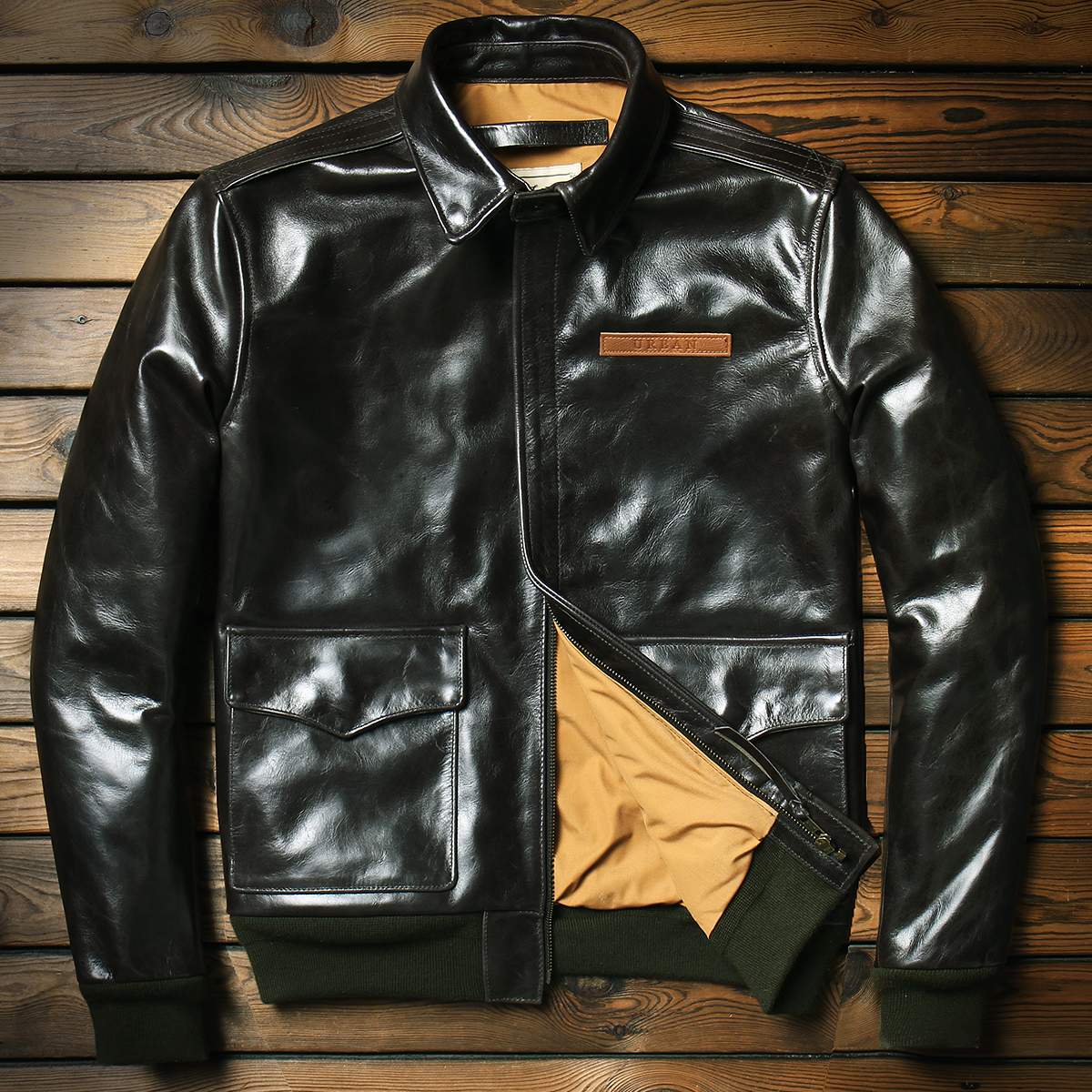 稀有牛皮夹克