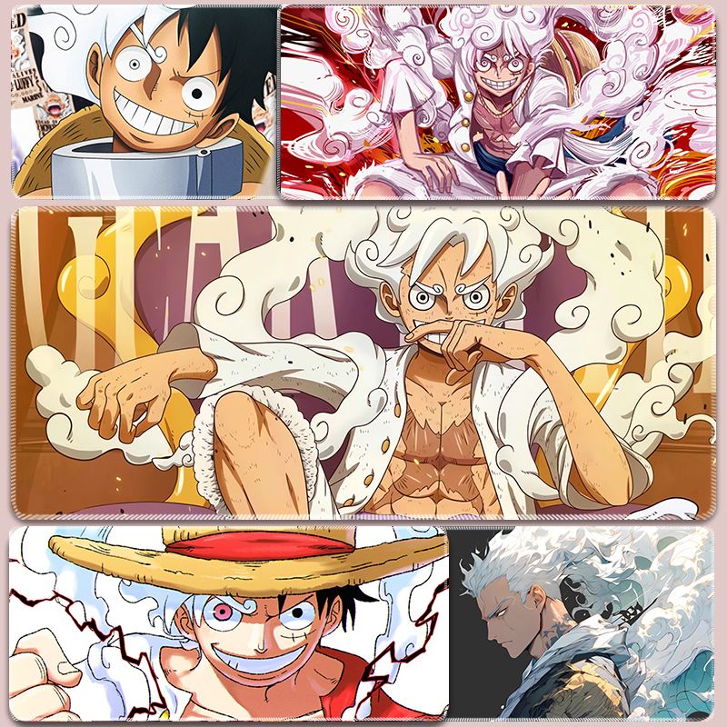 海贼王五档路飞鼠标垫超大号动漫周边桌面垫学生宿舍游戏电脑键盘