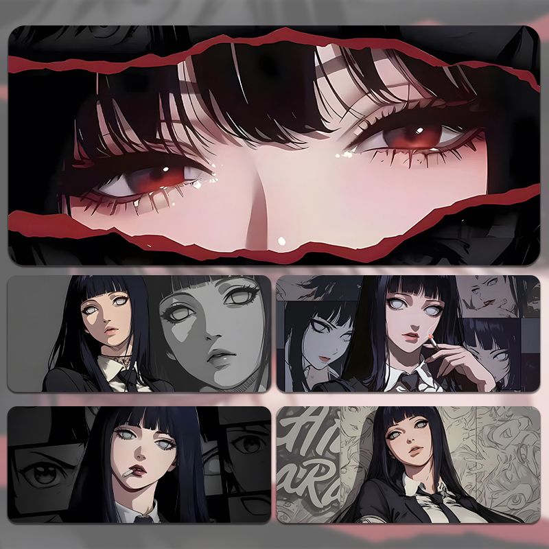 日向雏田火影鼠标垫超大号定制动漫电脑垫桌面垫护腕键盘垫滑鼠垫