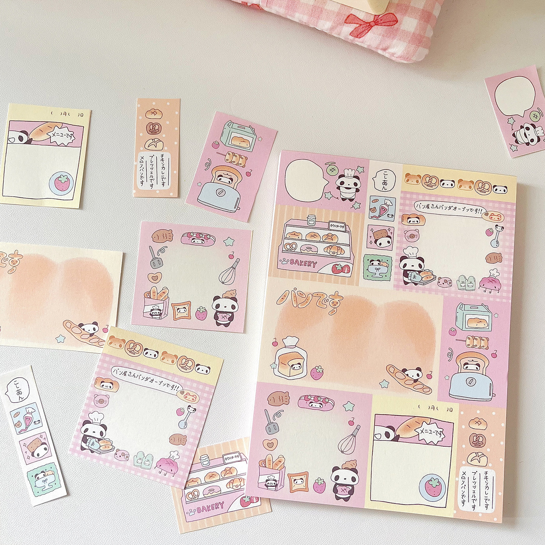 SANXIN 문화창의 노트 일러스트레이터 협력 좋은 수면 빵 낙서 시리즈 노트 소재 귀엽고 끈적이지 않음