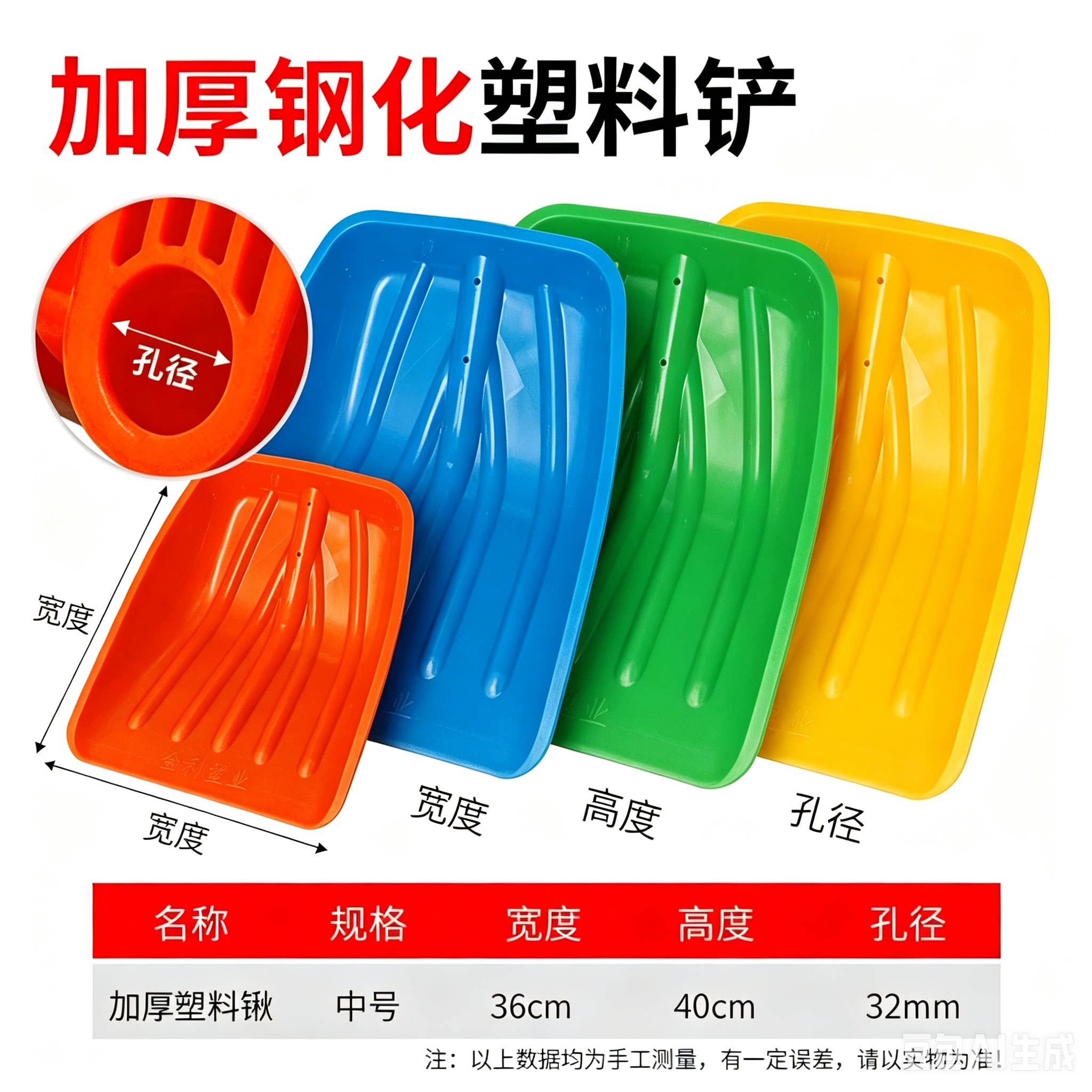 塑料锹钢化塑料锨塑料铲雪铲塑料锹稻谷铲子锨塑料铲子农具