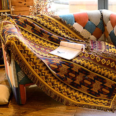 波西米亚风外贸出口地毯沙发巾