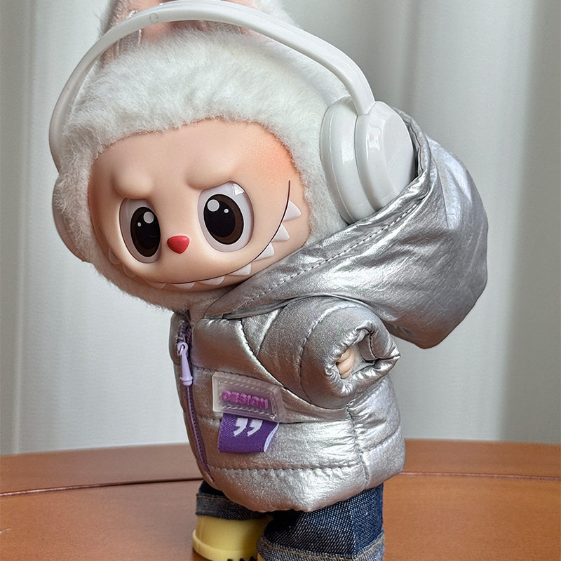 不含娃】17cm拉布布公仔面包服棉花娃娃衣服labubu棉公仔娃衣棉服,模玩/动漫/周边/娃圈三坑/桌游,潮玩娃衣,淘宝优惠券,粉丝福利购,淘宝优惠卷