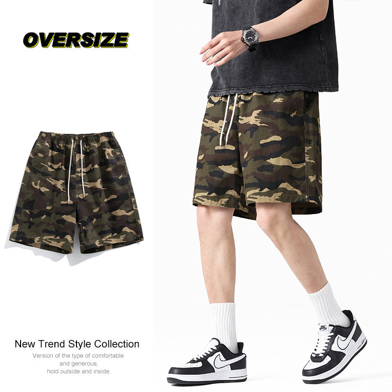 ACU男装|短裤男美式夏季迷彩棉休闲裤宽松潮牌运动裤百搭五分裤子