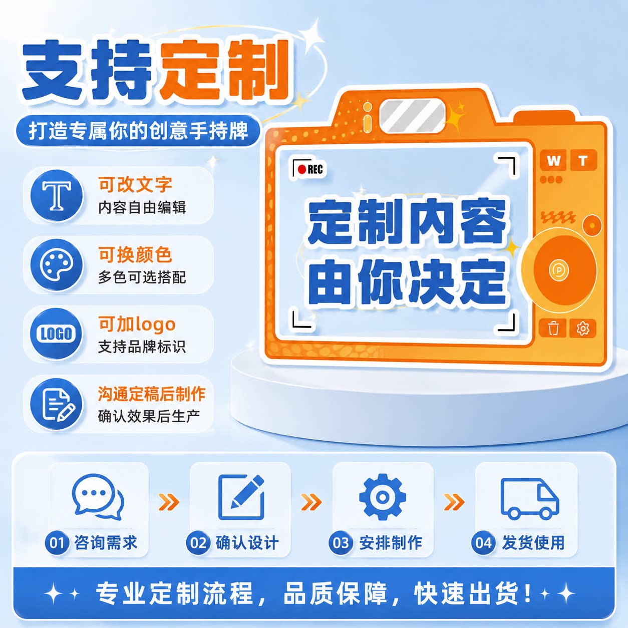 来图咨询usmile笑容加亚克力相框定制异形纪念留念来图定制情侣款