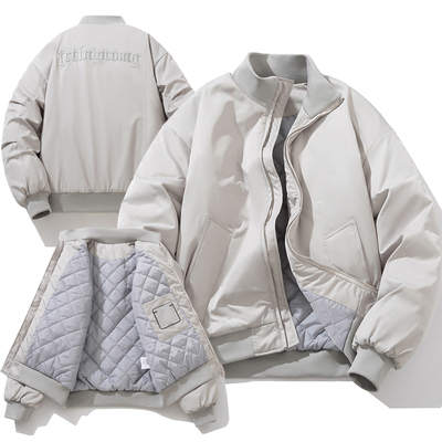 【退换包邮】立领刺绣棒球服棉衣