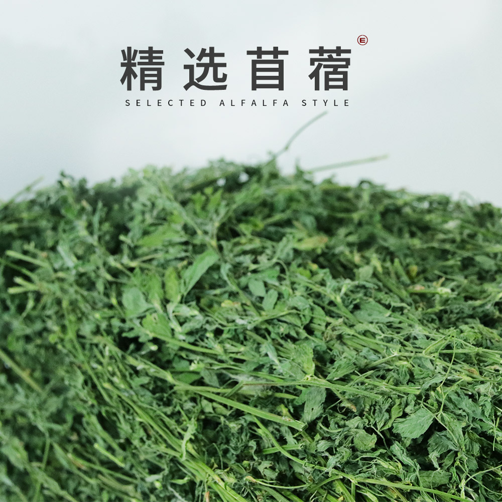 2023年紫花苜蓿草毛重1kg兔粮苜蓿龙猫粮草荷兰猪干草买3送1