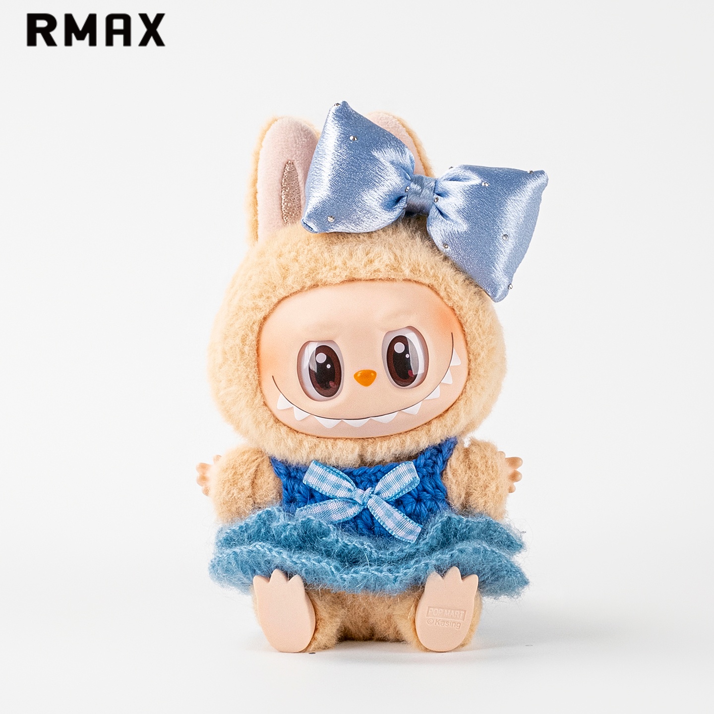 RMAX拉布布坐坐派对labubu娃衣马卡龙搪胶公仔泡泡玛特17cm娃衣服