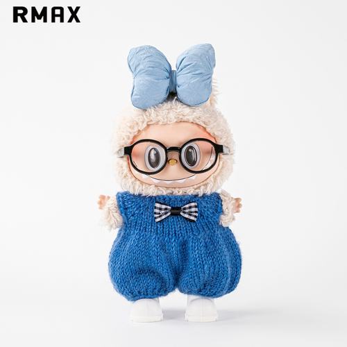 RMAX一二三代通用labubu娃衣17cm前方高能搪胶盲盒拉布布手工衣服