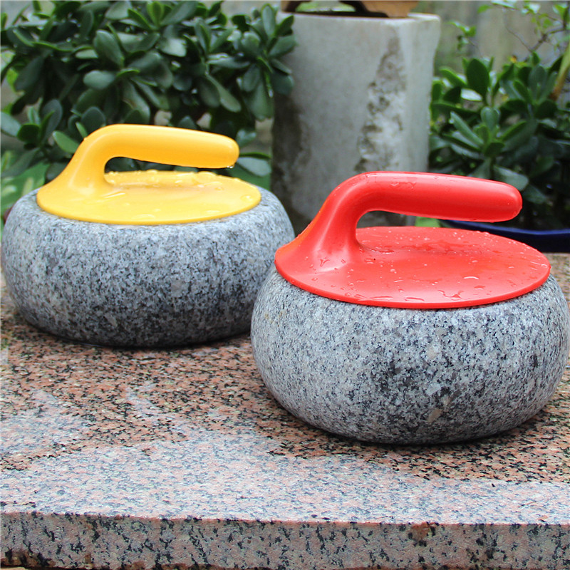 大理石地壶球人造冰面带钢珠冰上溜石桌面花岗岩儿童地壶球团建