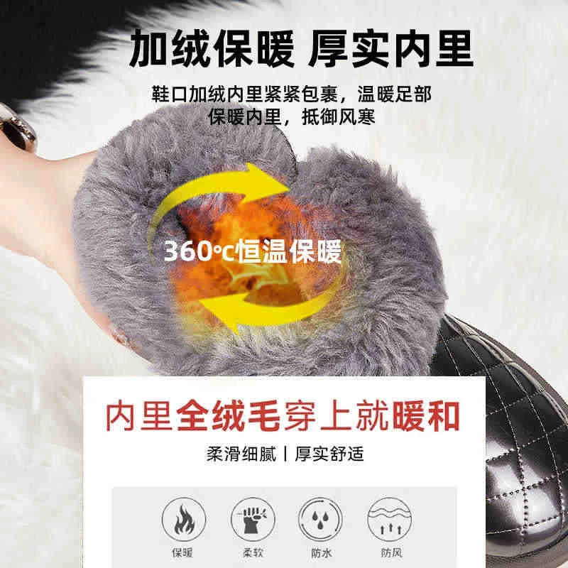 回力舒适百搭雪地靴冬季2025新款