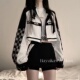 复古棒球服宽松夹克上衣甜酷辣妹机车设计感秋季 2022新款 美式 外套