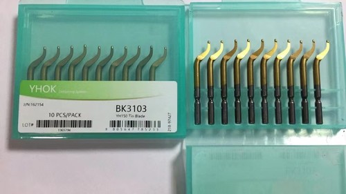 韩国YHOK不锈钢去毛刺刮刀BK3103手动修边器刀头修边刀片