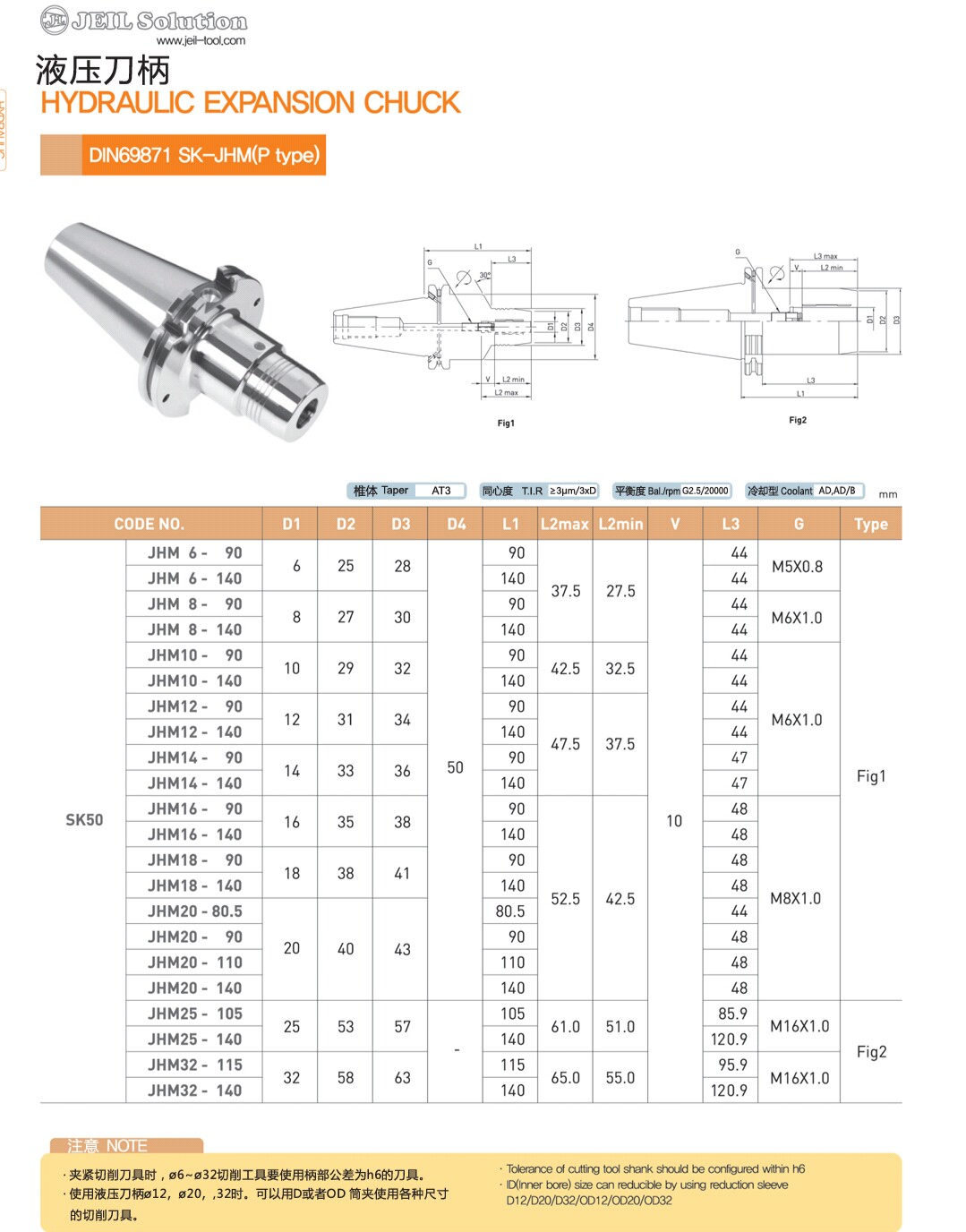 正宗韩国第一机械液压刀柄sk50-jhm20-90 sk50-jhm25-105韩国调货
