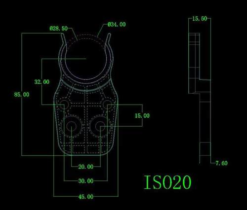 雕刻机自动换刀刀夹ISO20卡爪ISO25卡爪ISO30卡爪斗笠式刀库刀夹