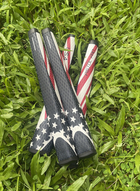 YAMAHERO 高尔夫球杆美国国旗加粗握把 MIDSIZE 防滑防水纹理