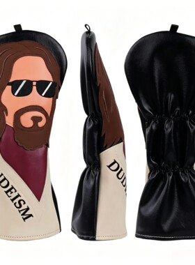 DUDEISM复古潮男高尔夫球杆套 谋杀绿脚趾IP个性刺绣杆头套
