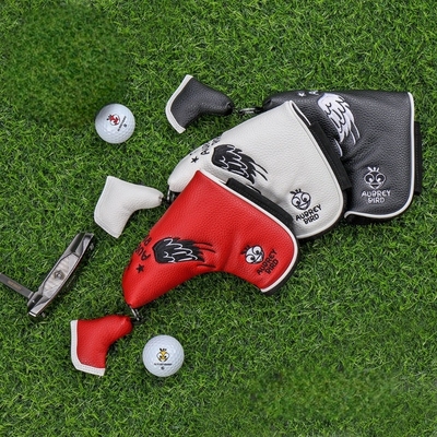韩国AUBREYBIRD 高尔夫球杆套 高尔夫球 推杆套  一字直条推杆套