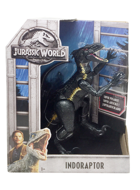 美泰侏罗纪世界2混血反派恐龙暴虐迅猛龙关节可动模型玩偶具FVW27