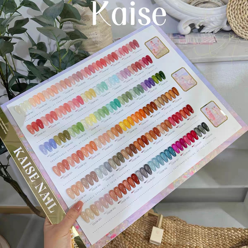 正品kaise恺舍60色透色甲油胶套装四季玉脂冰透色果冻美甲套胶