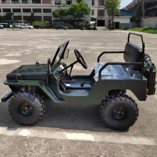 代步车全地形四轮摩托车方向盘小车钓鱼放牛骑行汽油电动款可选