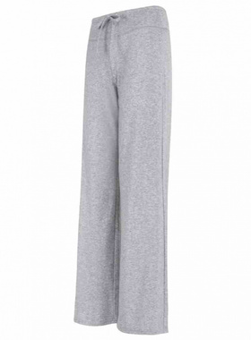 跨境健身跑步抽绳裤子直筒慵懒垂感灰色宽松运动长裤