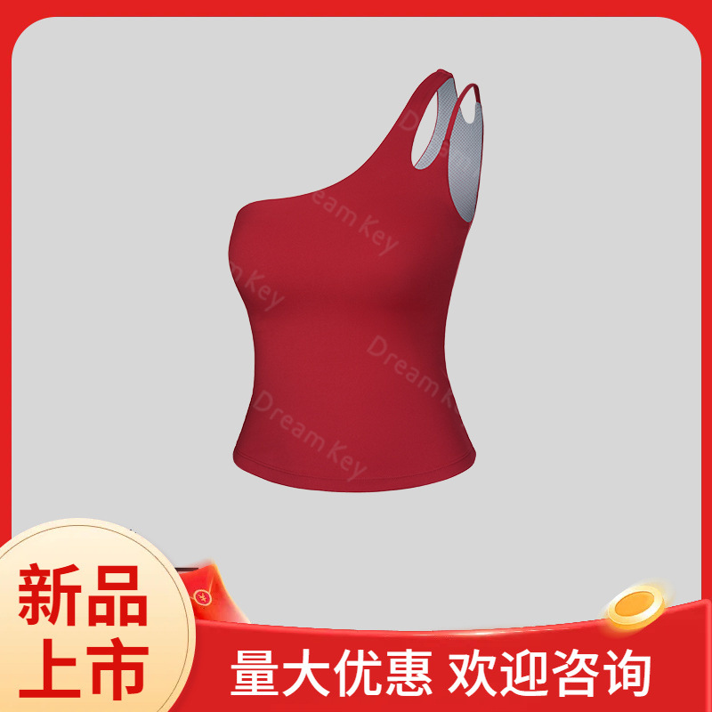时尚个性瑜伽普拉提斜肩户外运动