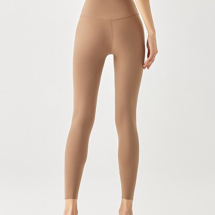 2025运动超高腰瑜伽裤女外穿提臀收腹紧身裤健身裤蜜桃臀2026