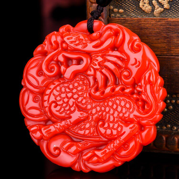 和田玉鸡血玉满红貔貅吊坠天然金丝玉麒麟挂件男女款项坠包邮