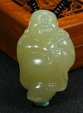天然和田玉玉佛把玩件手把件玉石