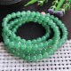 实拍A货翡翠6.5 108颗老坑冰胶水灵冰晴绿满绿圆珠项链珠链手串女