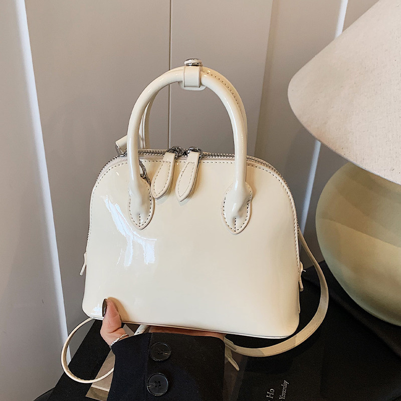 高级质感漆皮包包女式2025新款流行时尚百搭单肩斜挎贝壳包手拎包,箱包皮具/热销女包/男包,通用款女包,淘宝优惠券,粉丝福利购,淘宝优惠卷