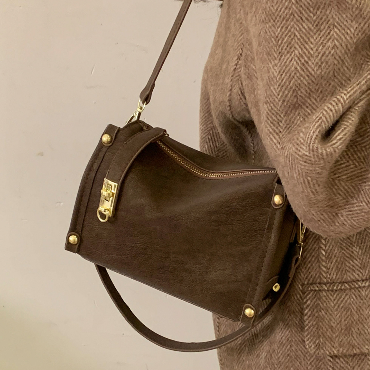 复古包包女式2025新款潮小众高级感休闲百搭单肩腋下包通勤斜挎包,箱包皮具/热销女包/男包,通用款女包,淘宝优惠券,粉丝福利购,淘宝优惠卷