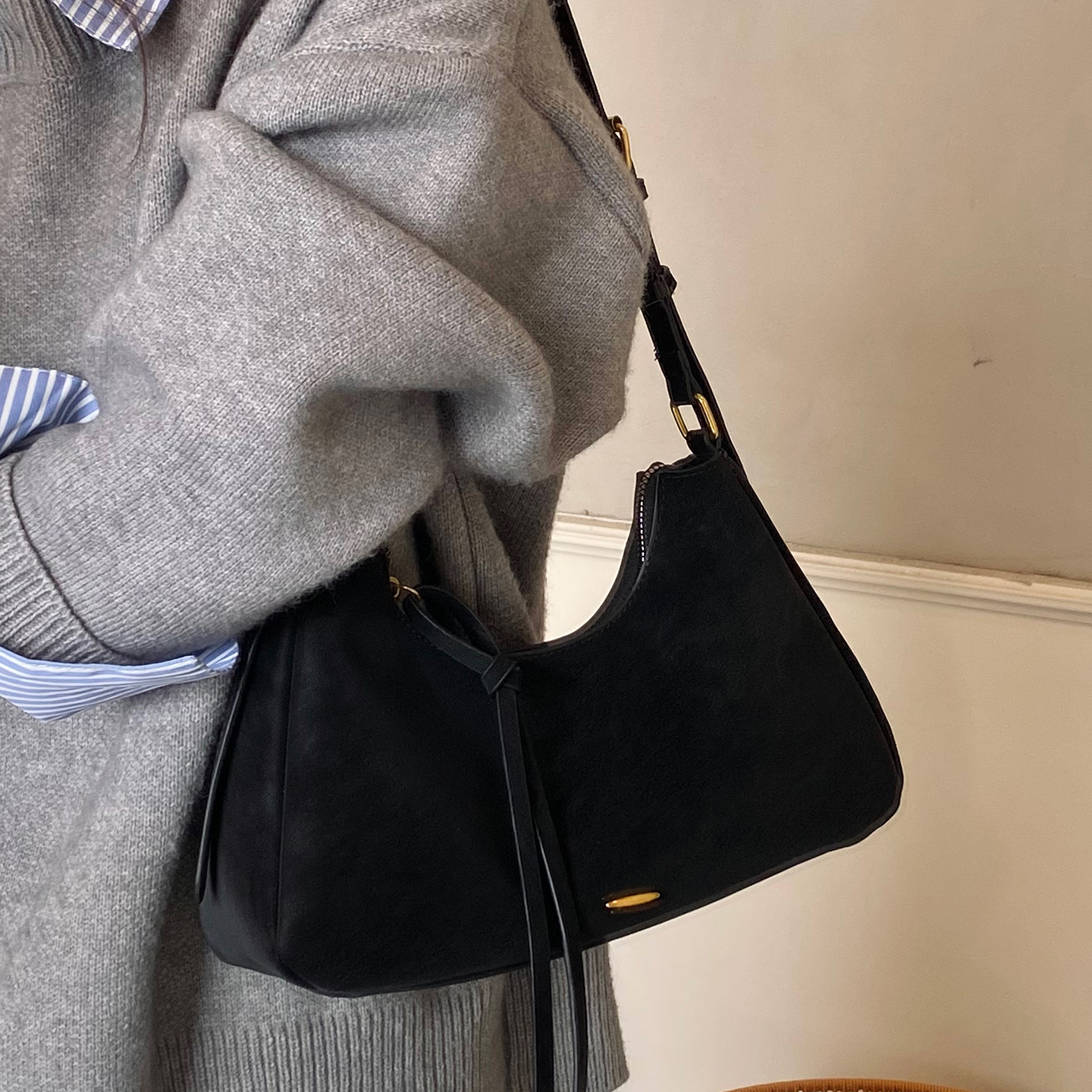 2025新款小众百搭通勤腋下包