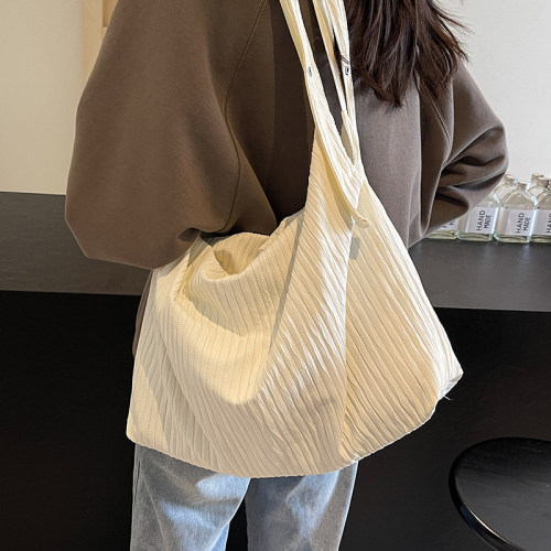 潮流纯色单肩女包简约休闲通勤包