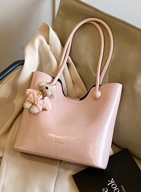 高级感包包女款2025新款流行时尚超火单肩包大容量托特包通勤大包