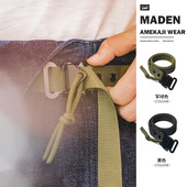 复古SAS特种空降快脱扣腰带军绿色战术自动裤 马登工装 美式 带男潮