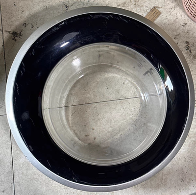 适用海尔滚筒洗衣机EG100BKX12639GU1玻璃门观察窗门铰链 一整套