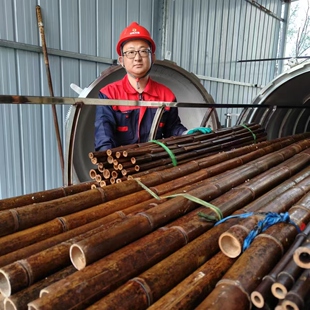 碳化竹竿防腐装修隔断大楠竹篱笆栅架白竹子户外屏风竹杆跳舞包邮
