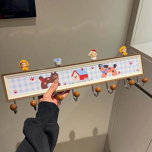 挂钩一排免打孔强力承重门后粘钩吸盘式衣架