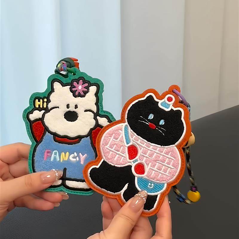 开学饭卡套西高地校园卡随身证卡套公交卡工牌学生幼儿园校卡套