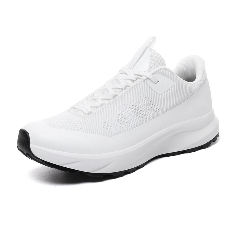 男式户外徒步越野登山鞋春夏低帮镂空透气孔网面旅游运动鞋跑步鞋