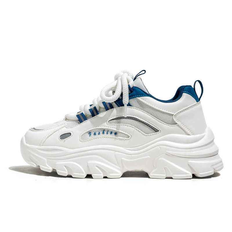 男式厚底老爹鞋时尚运动鞋春秋低帮网布面青年潮鞋休闲跑步鞋男鞋