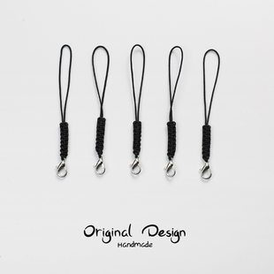 DIY手工制作编织挂绳airpods耳机保护套U盘防丢手机包包挂饰配件