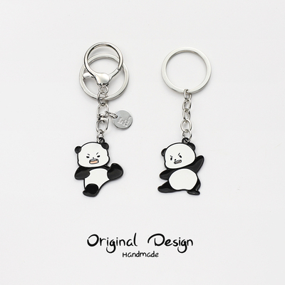 俊逸小熊合金可爱钥匙扣挂件