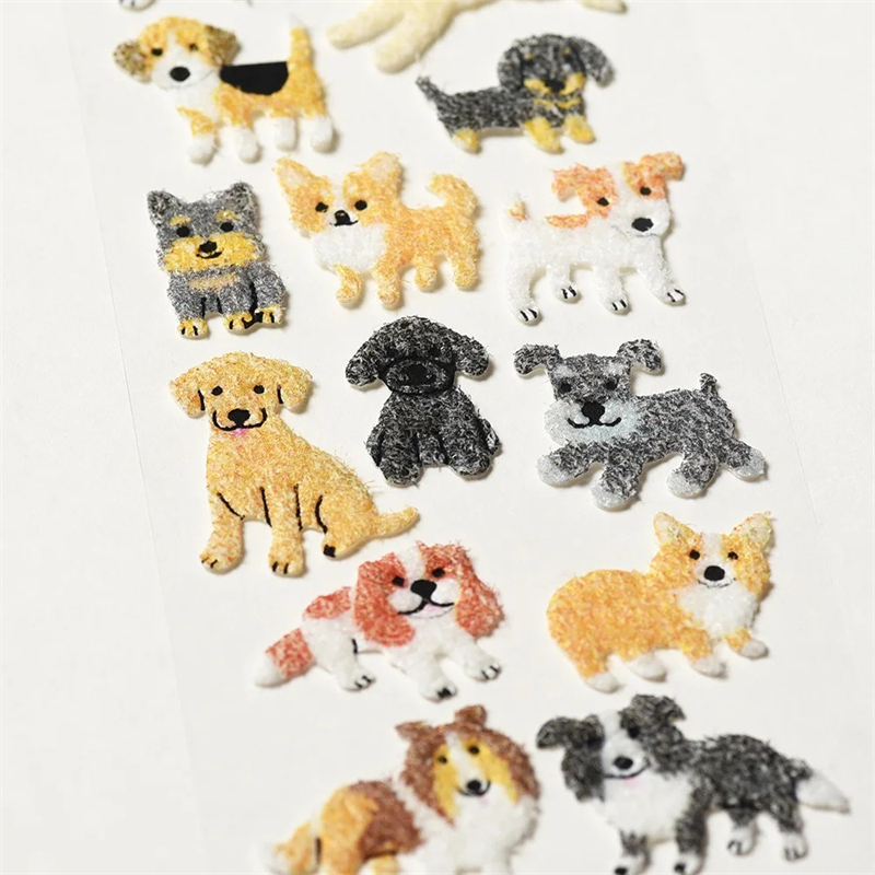 日本G.C.PRESS贴纸微笑狗狗