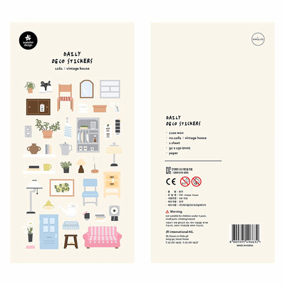 韩国sonia贴纸vintagehouse