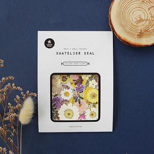 清新花朵树叶手帐素材diy装 flower 饰贴画 dear 韩国sonia贴纸包